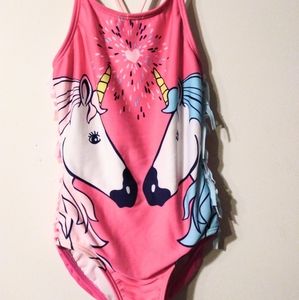 Girl's Unicorn swimsuit size (6/6X)